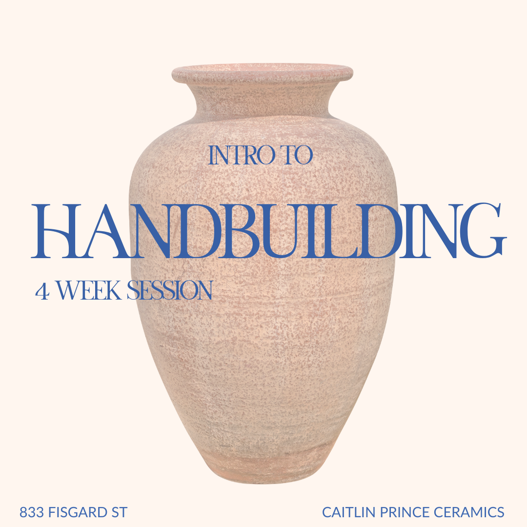 JANUARY 2026 Hand Building Workshop - All Levels With Caitlin