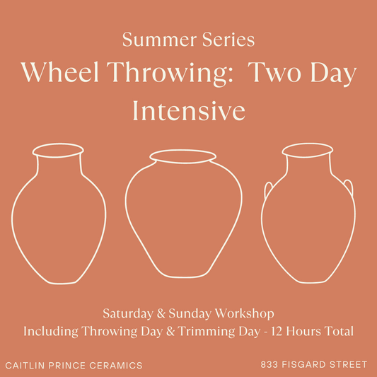 Summer Series - Wheel Throwing Intensive with Eli