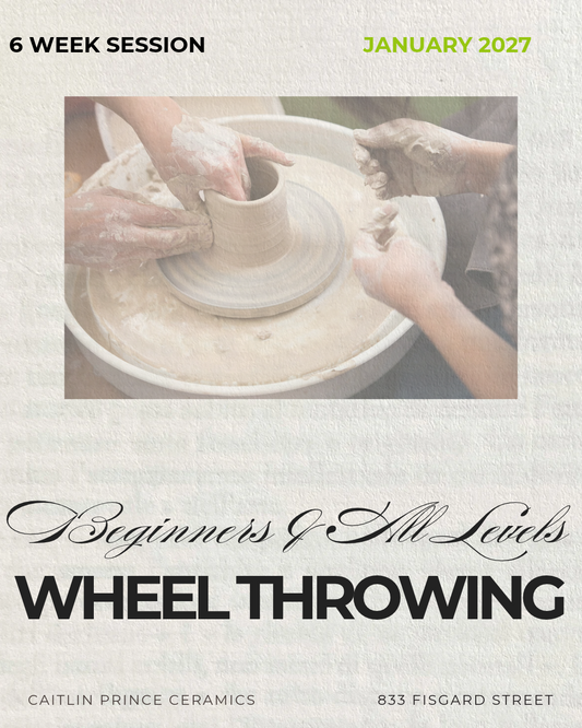 6 Week Beginners & All Levels Wheel Throwing | January 2027